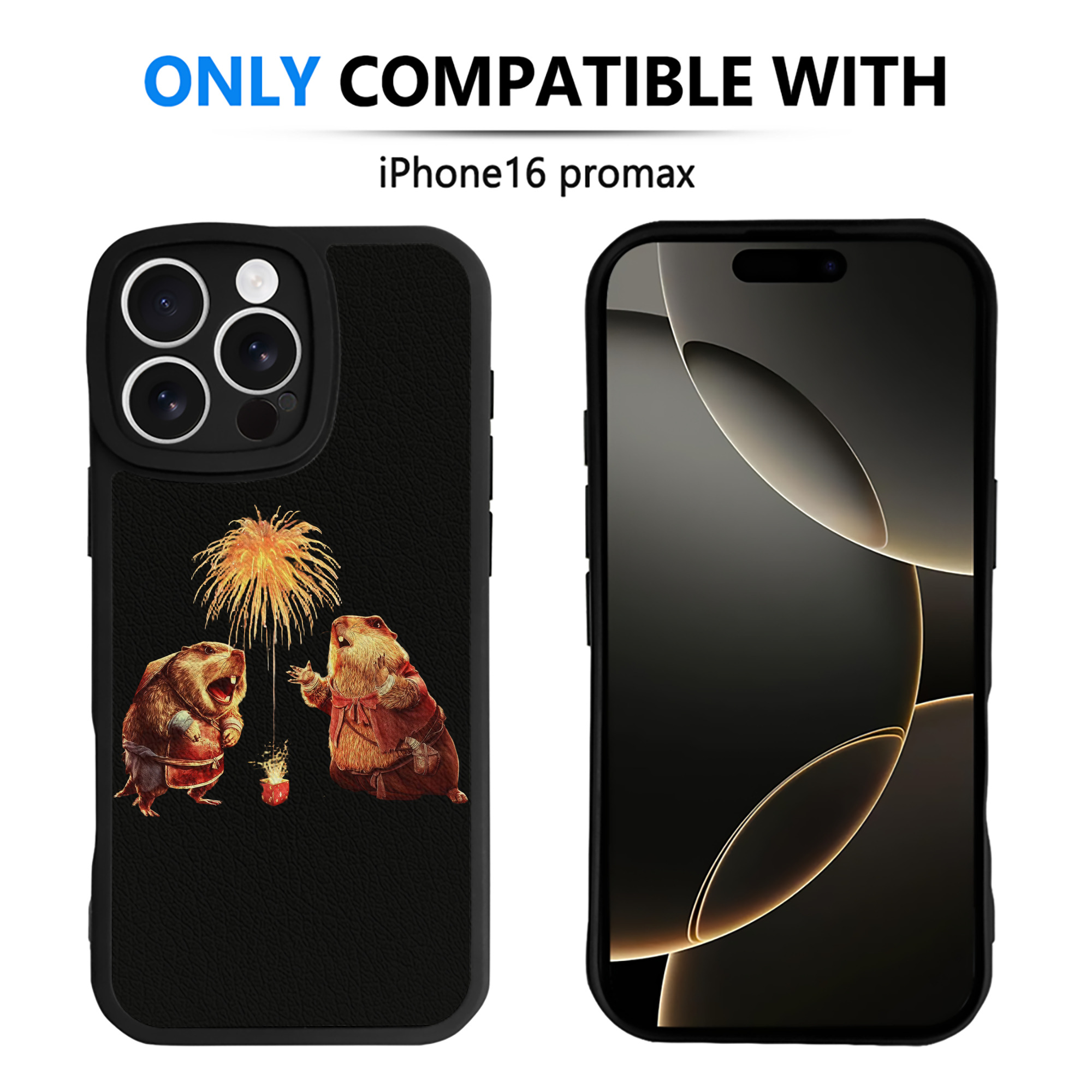 （画像用） Ne Zha 2 ナタ 魔童の大暴れ 【iPhone 16シリーズ対応】シリコンスマホケース（レザー調） 材質：シリコン